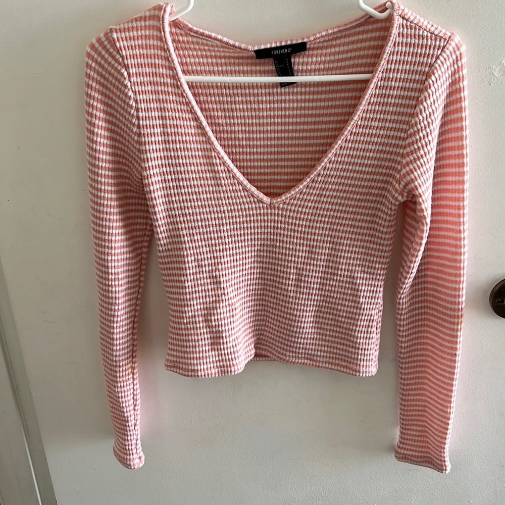 Long sleeve crop top